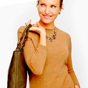 Talbots Tan 100% Cashmere Sweater size 2X petite